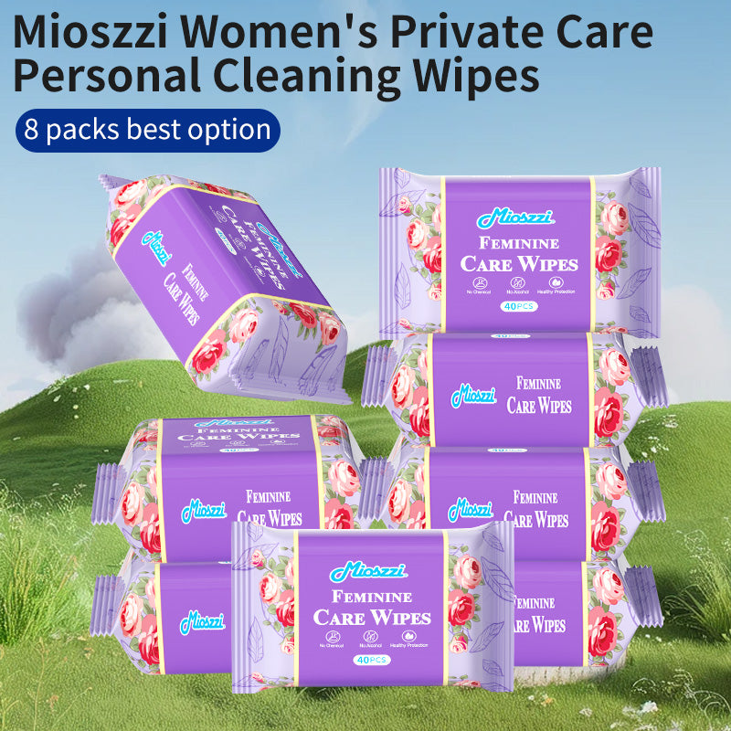 1. No irritating chemicals, friendly to private parts, will not destroy the normal pH value of the skin.

2. Can quickly wipe off sweat and secretions, effectively relieve itching and deodorize.

3. Selected non-woven fabric material, soft, skin-friendly and elastic, not easy to break when wiping.

4. Widely applicable, suitable for cleaning after gym exercise, swimming, and toileting.

5. Resealable 40-piece bag, small and portable, convenient for travel and camping.