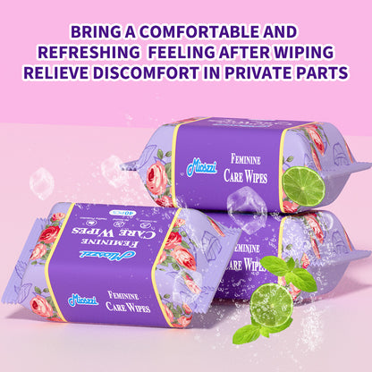 1. Female private care sanitary wipes, can be used for buttocks and underarms cleaning.

2. Deep cleansing wipes away secretions and eliminates odor problems.

3. Cleansing and deodorizing adult incontinence wipes, and wash-free bath wipes.

4. The wipes are designed for personal care, allowing adults to clean faster, more effectively, and more comfortably.

5. Multi-scene use of wipes, for private parts, daily care, and gym sweat cleaning.