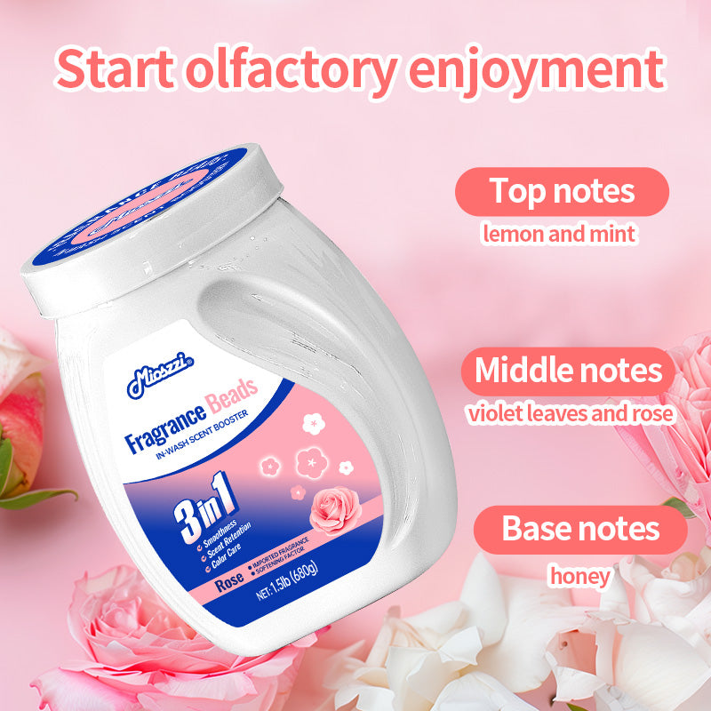1. Powerful function, effective softening of fabrics, anti-static.

2. Hypoallergenic formula, safe to use for sensitive skin.

3. Laundry freshener that stays away from odor troubles.

4. Colloidal microcapsule technology, rubbing clothes to keep fragrance for a long time.

5. Large package suitable for home use, large quantity and affordable price.