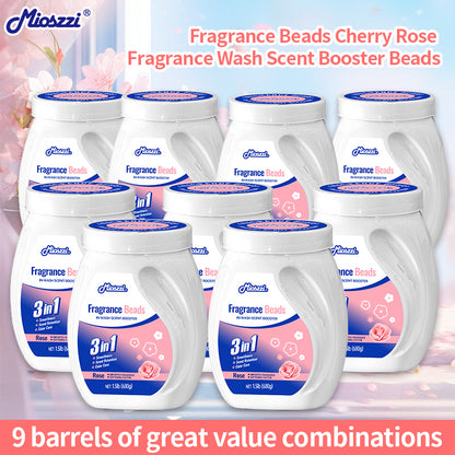 1. Smooth, fragrance and color protection three-in-one.

2. Deodorant beads for clothes can effectively remove sweat stains that are difficult to remove.

3.Fragrant floral fragrance, cherry blossom and rose fragrance linger, makes clothes Long-lasting fragrance.

4. The microcapsule technology of colloid particles can keep the fragrance of clothes for a long time.

5. Effectively prevent clothes from agglomerating and remove static electricity.