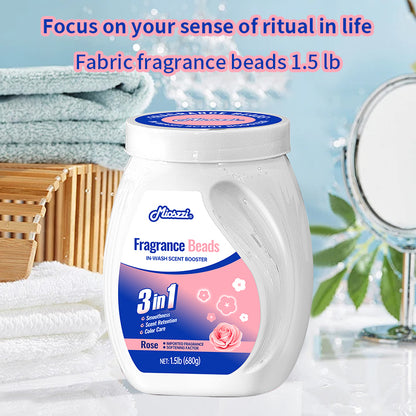 1. Soft clothes, good fragrance retention, color protection three-in-one.

2. Use laundry fragrance beads to effectively prevent fabric damage.

3. Effectively remove sweat and oil smoke that are difficult to remove.

4. Suitable for all clothing fibers, including towels, sportswear and pajamas.

5. Use deodorant beads to refresh body odor, restore natural fragrance, and keep a good mood all day long.