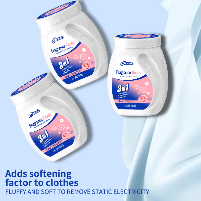 1. Soft clothes, good fragrance retention, color protection three-in-one.

2. Use laundry fragrance beads to effectively prevent fabric damage.

3. Effectively remove sweat and oil smoke that are difficult to remove.

4. Suitable for all clothing fibers, including towels, sportswear and pajamas.

5. Use deodorant beads to refresh body odor, restore natural fragrance, and keep a good mood all day long.