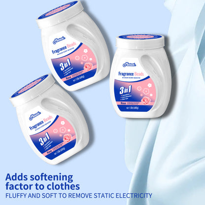 1. Soft clothes, good fragrance retention, color protection three-in-one.

2. Use laundry fragrance beads to effectively prevent fabric damage.

3. Effectively remove sweat and oil smoke that are difficult to remove.

4. Suitable for all clothing fibers, including towels, sportswear and pajamas.

5. Use deodorant beads to refresh body odor, restore natural fragrance, and keep a good mood all day long.