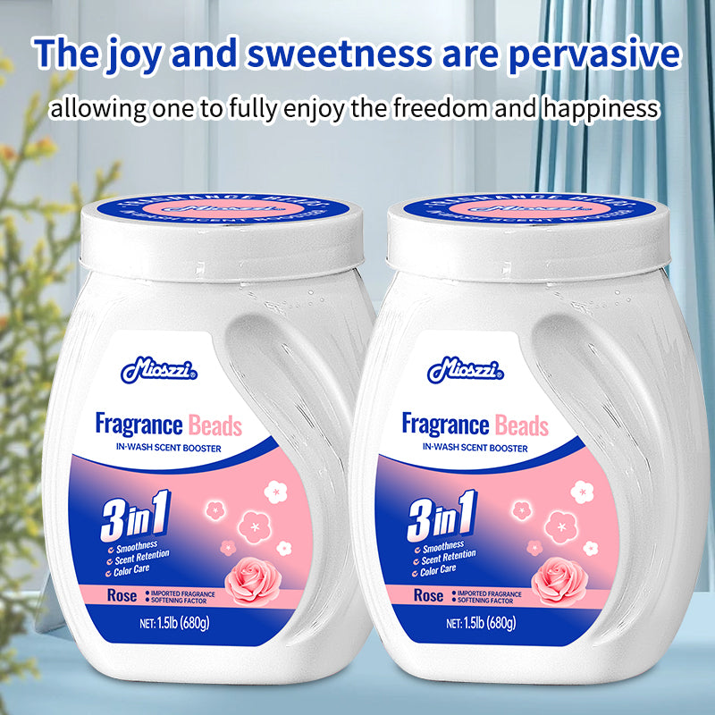 1. Soft clothes, good fragrance retention, color protection three-in-one.

2. Use laundry fragrance beads to effectively prevent fabric damage.

3. Effectively remove sweat and oil smoke that are difficult to remove.

4. Suitable for all clothing fibers, including towels, sportswear and pajamas.

5. Use deodorant beads to refresh body odor, restore natural fragrance, and keep a good mood all day long.