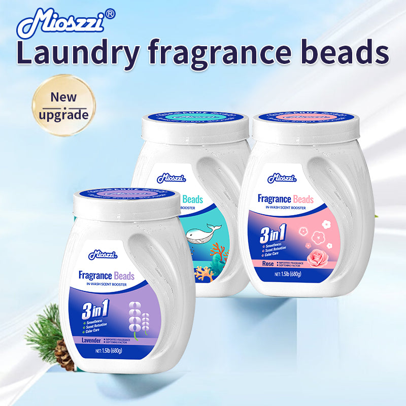 1.&nbsp;Three scents: ocean, lavender and cherry blossom, eliminating the difficulty of choosing.

2.&nbsp;Smooth, fragrance retention, and color protection in one.

3. Use laundry fragrance beads to effectively prevent fabric damage.

4. It can effectively remove sweat stains that are difficult to remove.

5. Use deodorant beads to enhance freshness and maintain a good mood all day long.

6. Safe for all loads including towels, active wear and children's sleepwear.