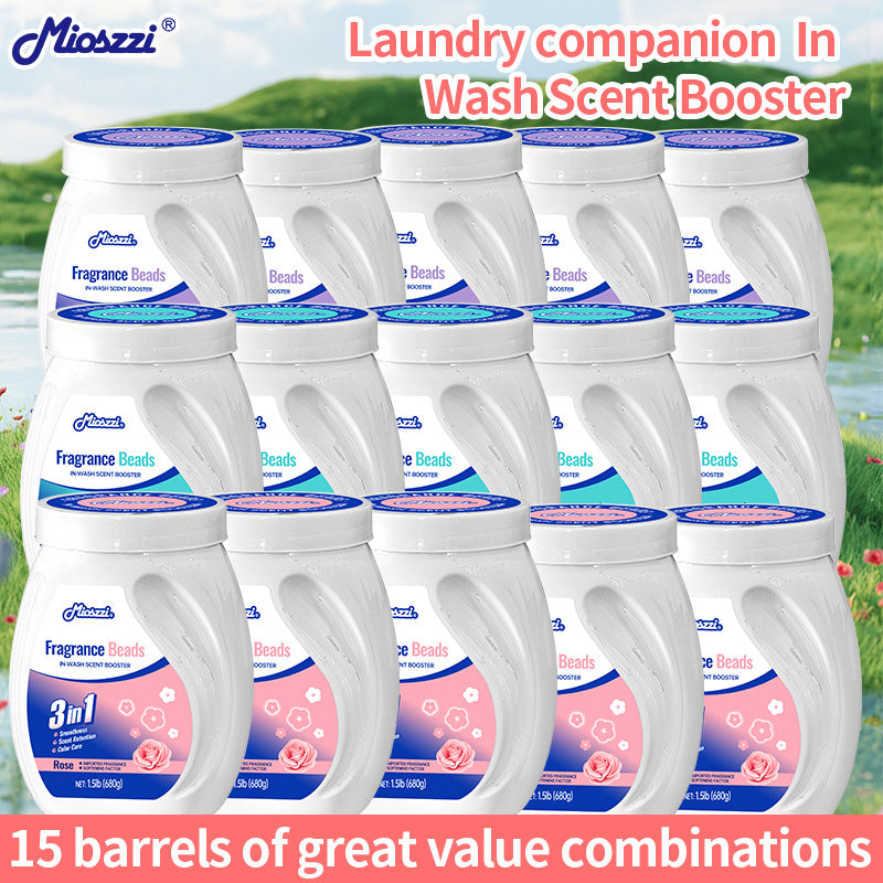 1. Available in three scents: ocean, lavender and cherry blossom, a perfect laundry companion.

2. Laundry fragrance beads using deodorant technology effectively decompose odor molecules.

3. Microcapsule blasting technology allows clothes to retain fragrance for a long time.

4. Deodorant beads used for clothes can effectively remove sweat stains that are difficult to remove.

5. Effectively soften fabrics, anti-static to prevent clothing from clumping.

6. Value pack combination suitable for home use, lar
