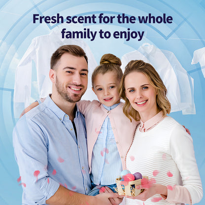 1. Smooth, fragrant, and color protection in one.

2. Clothing deodorizing beads can effectively remove sweat stains that are difficult to remove.

3. Three scents of ocean, lavender and cherry blossom to create natural body fragrance.

4. Colloidal particle microcapsule technology can keep the fragrance of clothes for a long time.

5. Effectively prevent clothing from caking and remove static electricity.