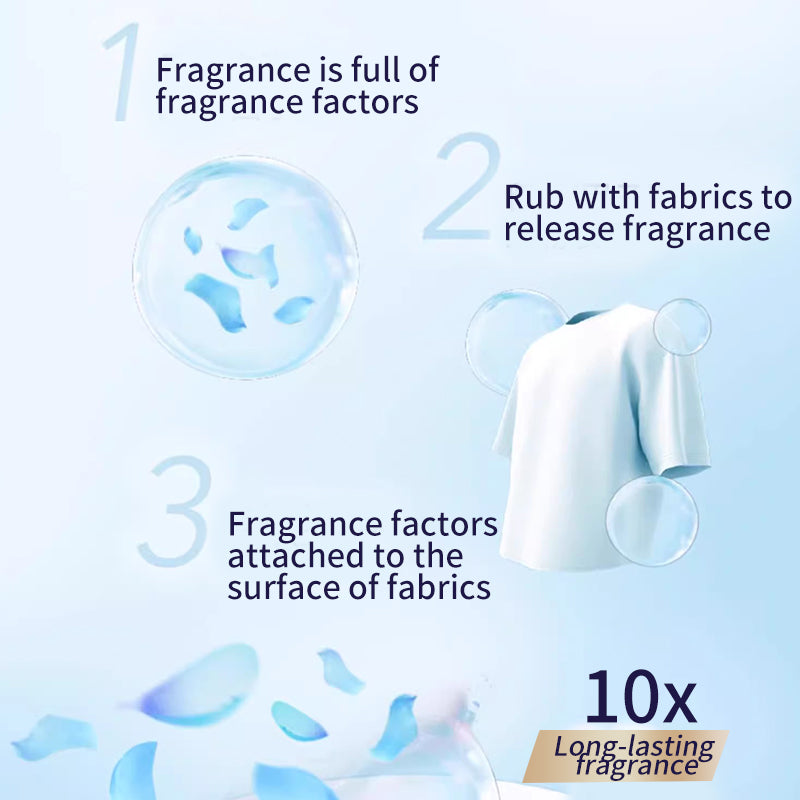 1. Powerful, effectively softens fabrics and reduces static electricity.

2. Hypoallergenic formula, safe for sensitive skin.

3. Laundry freshener that stays away from sweat and odor troubles.

4. Colloidal microcapsule technology, rub clothes and rub to produce fragrance.

5. Large packaging is suitable for home use, affordable, and relieves olfactory fatigue.