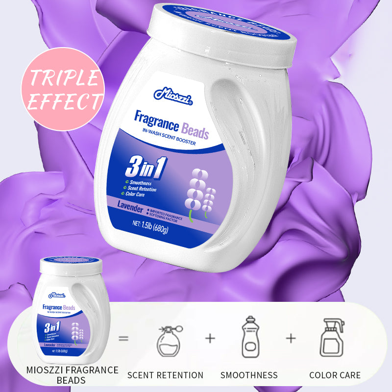 1. Laundry fragrance enhancement beads that can be used as air fresheners.

2. The fragrance enhancement beads can effectively remove room odors.

3. Air freshener and home fragrance for the house, car or bathroom.

4. Friendly material formula, pet-friendly, safe for home use.

5. 1.5 pound large barrel, suitable for home use, large quantity, affordable price.