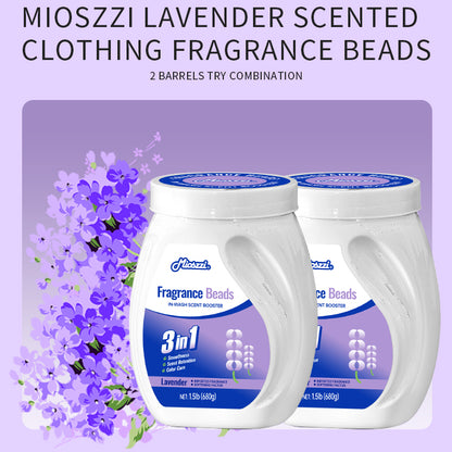 1. Laundry fragrance enhancement beads that can be used as air fresheners.

2. The fragrance enhancement beads can effectively remove room odors.

3. Air freshener and home fragrance for the house, car or bathroom.

4. Friendly material formula, pet-friendly, safe for home use.

5. 1.5 pound large barrel, suitable for home use, large quantity, affordable price.