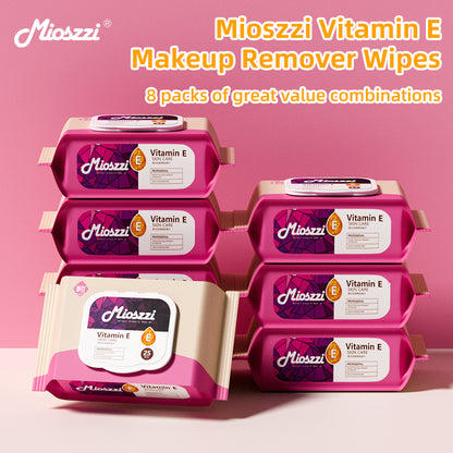 1. Easily removes makeup, sweat, and oil, leaving skin refreshed and comfortable.

2. Suitable for a wide range of people, both men and women can use it.

3. Hypoallergenic formula, made with mild cleansers, pure water,r and skin-friendly ingredients such as vitamin E.

4. Oil-free cleansing, contains hyaluronic acid, and gentle exfoliation.

5. Simple and convenient cleansing facial wipes, the best choice when traveling or too tired.