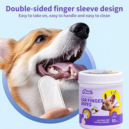 1. Water-based wipes, with excellent water absorption, moisturizing pet skin.

2. Made of plant-based non-woven material, thick, soft, and with excellent tear resistance.

3. Deodorizing wipes, effectively remove stubborn odors from pets.

4. Hypoallergenic formula, ensuring safety for cats and dogs.

5. Clean pet paws and skin, with portable canned grooming finger wipes.