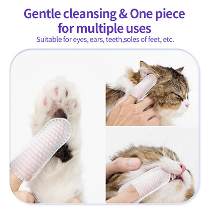 1. Water-based wipes, with excellent water absorption, moisturizing pet skin.

2. Made of plant-based non-woven material, thick, soft, and with excellent tear resistance.

3. Deodorizing wipes, effectively remove stubborn odors from pets.

4. Hypoallergenic formula, ensuring safety for cats and dogs.

5. Clean pet paws and skin, with portable canned grooming finger wipes.