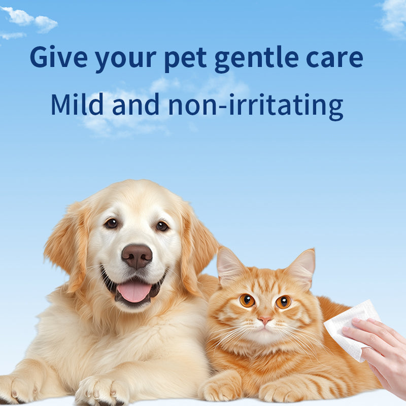 1. Universal wipes that can be used to clean pet skin and hair.
2. EDI Pure Water Wipes, mild formula, hypoallergenic, safe for sensitive skin.
3. Antibacterial and deodorant wipes to effectively reduce dog dander and remove dirt and bacteria.
4. Double-sealed wipes are not easy to leak, so that pets can stay fresh and comfortable during travel.
5. Enlarged and thickened pearl wipes cover a large area and are more convenient to clean.
