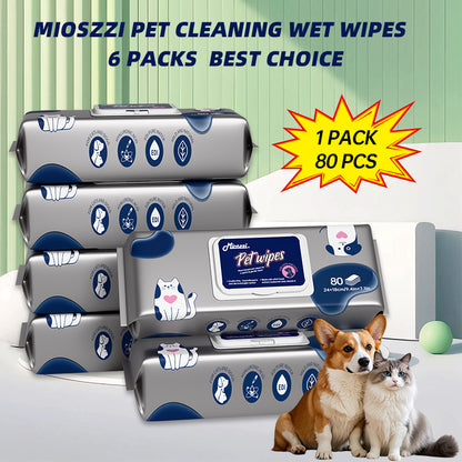 1. Universal wipes that can be used to clean pet skin and hair.
2. EDI Pure Water Wipes, mild formula, hypoallergenic, safe for sensitive skin.
3. Antibacterial and deodorant wipes to effectively reduce dog dander and remove dirt and bacteria.
4. Double-sealed wipes are not easy to leak, so that pets can stay fresh and comfortable during travel.
5. Enlarged and thickened pearl wipes cover a large area and are more convenient to clean.
