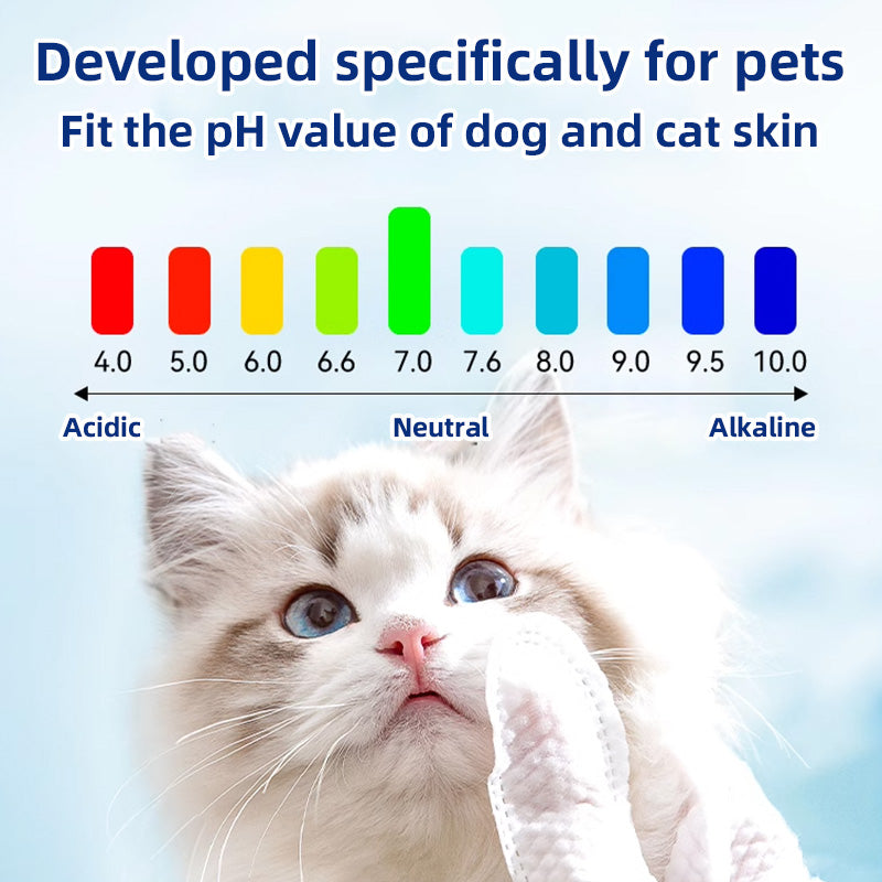 1. Water-based wipes, super absorbent, moisturizing pet skin.

2. Plant-based non-woven fabric, extra thick and soft, tear-resistant.

3. Deodorizing wipes, effectively remove unpleasant odors.

4. Hypoallergenic formula, safe for cats and dogs.

5. Clean dirt from paws and skin, grooming cleaning mitt wipes.