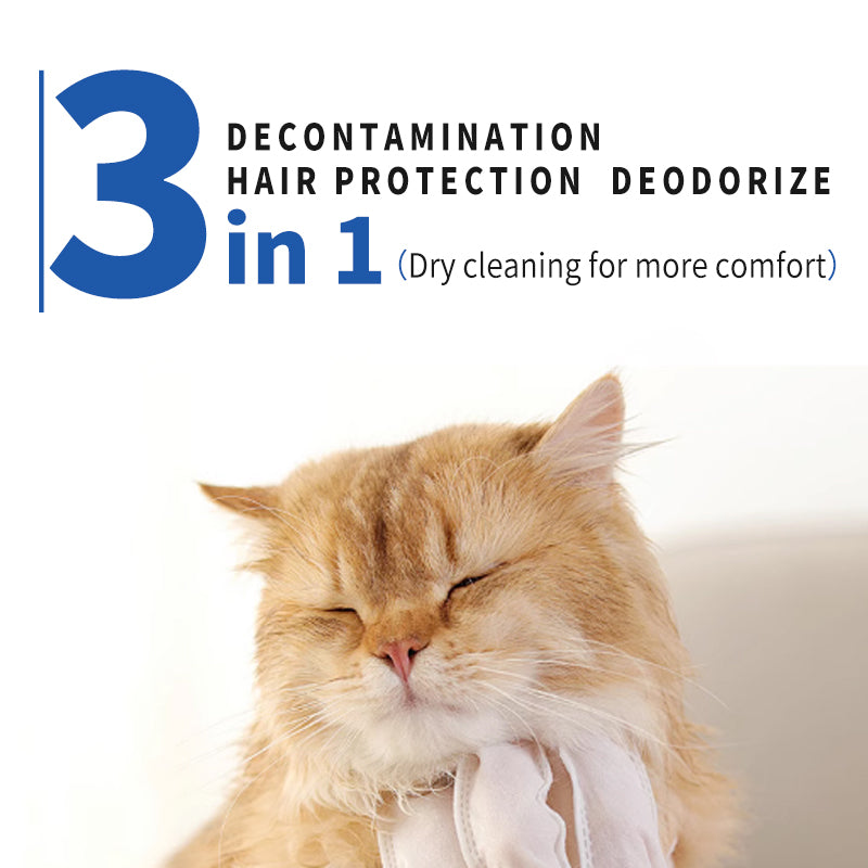 1. Safe formula, alcohol free, safe for pets, pet-friendly wipes.

2. Added jojoba oil essence, nourishes and smoothes hair.

3. Effectively removes dirt and stops itching.

4. Multi-purpose wipes for cleaning pet buttocks and eyes.

5. Pet grooming SPA wipes, one wipe equals one bath.