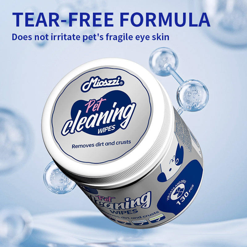 1. Safe formula, alcohol-free, pet-safe, pet-friendly wipes.
2. Add tea tree oil extract to nourish and smooth hair.
3. Powerful, effective in removing dirt and itching.
4. Multi-functional disc wipes for cleaning pet's buttocks and eyes.
5. Buckets of wet wipes, no need to worry about leakage.
