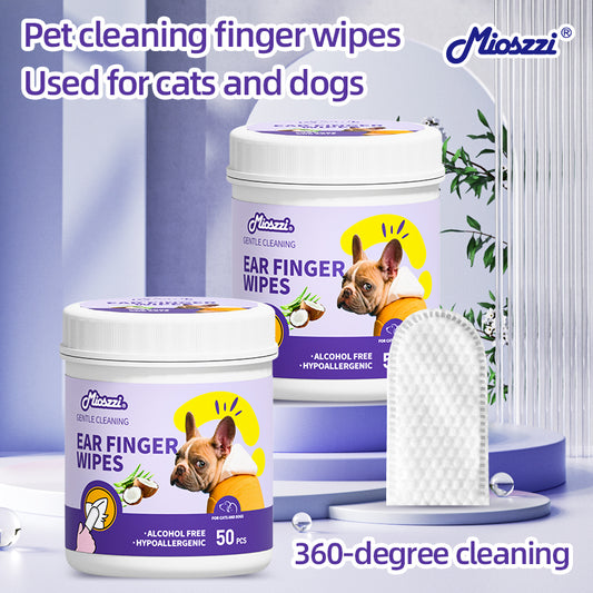1. Safe alcohol-free formula, specially designed for pets, ensuring pet-friendly wipes.

2. Infused with tea tree oil essence, it effectively nourishes pet hair and brings a smooth and smooth effect.

3. It has strong cleaning power, can easily remove dirt on pets, and has an anti-itching effect.

4. Multifunctional finger wipes, suitable for cleaning and care of sensitive areas such as pets' buttocks and eyes.

5. It adopts a barrel packaging design with good sealing, so there is no need to worry .