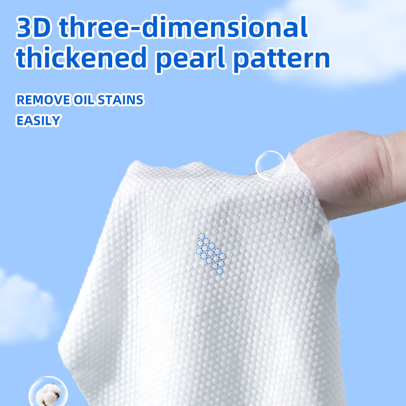 1. Added super degreasing active factor, stronger cleaning power than traditional rags.

2. Suitable for pots, bowls, kitchen tabletops, kitchen walls, range hoods and sinks, etc.

3. Powerfully remove stubborn oil stains and keep the surface spotless.

4. Kitchen cleaning wipes are made of spunlace non-woven fabric, thick, soft and durable.

5. Universal surface wipes, no need to wash, easy to use.