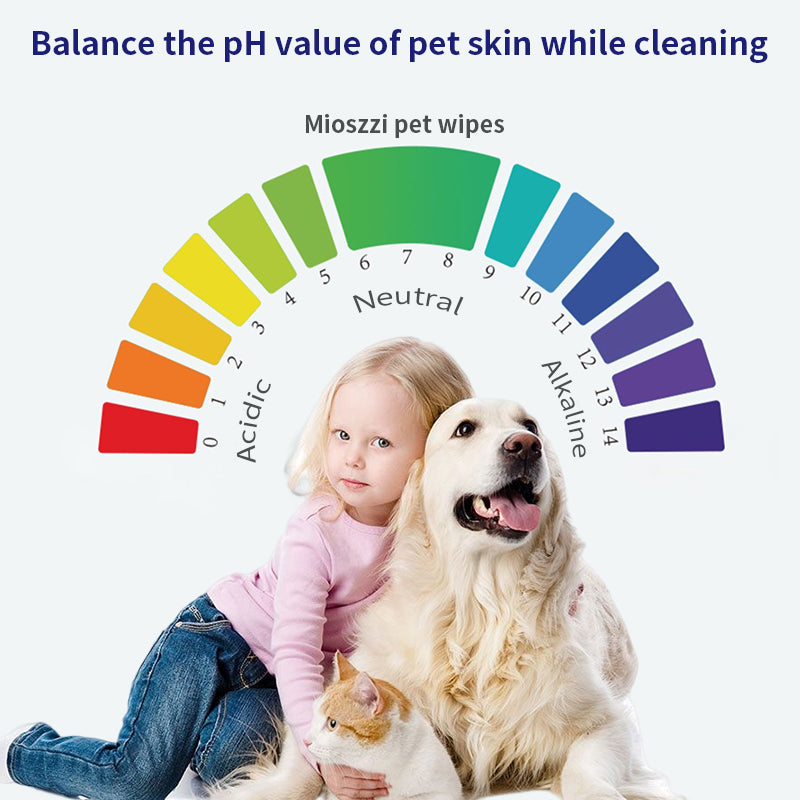 1. Made with a cleansing formula that cleanses and tear-stains, leaving skin feeling clean and fresh.
2. Added hyaluronic acid for a deep cleanse that removes dirt, dander and pet odors.
3. Added plant extracts to cleanse and moisturize skin and hair.
4. Antibacterial and deodorant wipes to effectively prevent the spread of dirt, odor and bacteria.
5. Thick non-woven fabric design, 360 degree clean whole body, dog and cat grooming wipes.