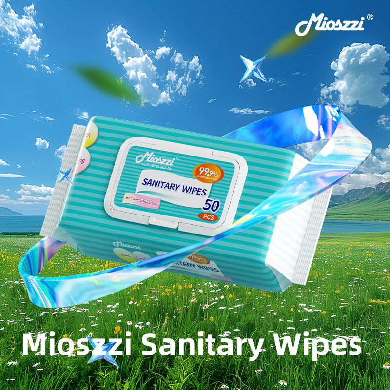 1、The large package of 50 wipes per pack is numerous and affordable.

2、Verified by the Professional Lab Kill 99.9% E. coli and staphylococcus aureus, mild non-stimulating.

3、Mioszzi Sanitary wipes can remove mess, reduce odor and protect hands.

4、Multi-scenario&nbsp;application&nbsp;in daily life, clean electronics, hand hygiene and clean the furniture.

5、No bleach, disinfect and deodorize with Sanitary Wipes for a bleach free cleaning alternative.