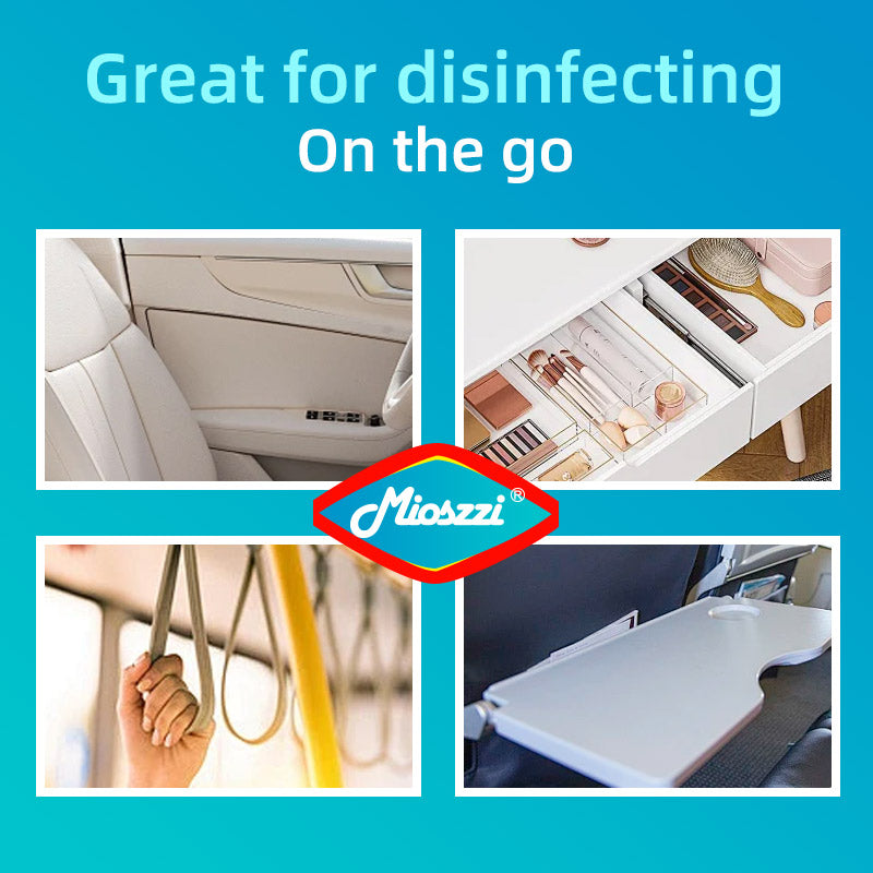 1、The large package of 50 wipes per pack is numerous and affordable.

2、Verified by the Professional Lab Kill 99.9% E. coli and staphylococcus aureus, mild non-stimulating.

3、Mioszzi Sanitary wipes can remove mess, reduce odor and protect hands.

4、Multi-scenario&nbsp;application&nbsp;in daily life, clean electronics, hand hygiene and clean the furniture.

5、No bleach, disinfect and deodorize with Sanitary Wipes for a bleach free cleaning alternative.