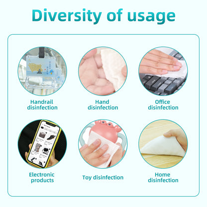 1. Hypoallergenic formula, no bleach, wipe baby toys with confidence.

2. EDI pure water wipes, clean the skin while moisturizing the skin.

3. Powerful antibacterial effect, can clean and kill 99.9% of viruses and bacteria.

4. Weakly acidic pH formula, effectively reduces skin irritation.

5. Disinfectant wipes for travel and outings.