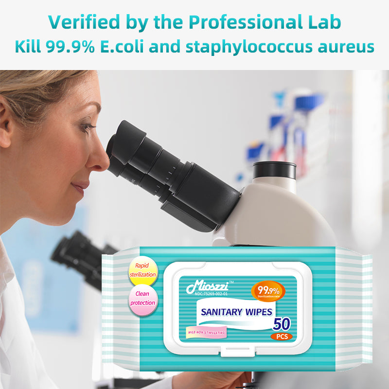 1. Hypoallergenic formula, no bleach, wipe baby toys with confidence.

2. EDI pure water wipes, clean the skin while moisturizing the skin.

3. Powerful antibacterial effect, can clean and kill 99.9% of viruses and bacteria.

4. Weakly acidic pH formula, effectively reduces skin irritation.

5. Disinfectant wipes for travel and outings.